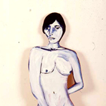 ariana_92_16x46_oil_wood, Al Ford, Female Nudes, Ford, Gallery EastAl Ford, Female Nudes, Ford, Gallery East, Gallery East Network