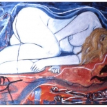 maria5_92_36x60_oil_canvas, Al Ford, Female Nudes, Ford, Gallery EastAl Ford, Female Nudes, Ford, Gallery East, Gallery East Network