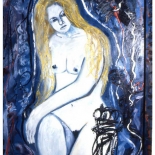 maria9_92_36x48_oil_mixed_media, Al Ford, Female Nudes, Ford, Gallery EastAl Ford, Female Nudes, Ford, Gallery East, Gallery East Network
