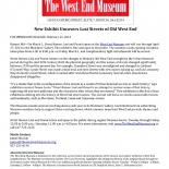 01_Street Names Lost and Found press release, Gallery East Network