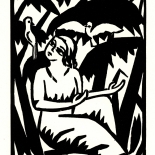 daskunstblatt_002_schrimpf_w, Das Kunstblatt, Schrimpf, 1917, Woodcut, Paul Westheim, German Expressionism, Plates, Gallery East, Gallery East Network