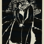 1924_masereel_bk_pg19_dlw, Die Passion Eines Menschen, Page 19, Frans Masereel, 1924, Woodcut, Gallery East, Galley East Network