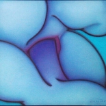 01_kluin_morphs_2.JPG, Blue Gilia, Erik Kluin, 2003, Pastel, Morphs, Galley East, Kluin, Gallery East Network
