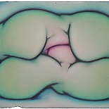 08_hog_potato, Erik Kluin, Hog Potato, 2003, Pastel, Gallery East, Boston Artist, Moprhs, Erotic Art, Kluin, Gallery East Network