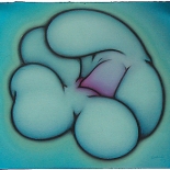 14_smooth_ground_cherry, Erik Kluin, Smooth Ground Cherry, 2003, Pastel, Gallery East, Boston Artist, Moprhs, Erotic Art, Kluin, Gallery East Network