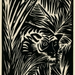 1939_masereel_noir_blanc_4.25x6.25_pl03_dlw, Du Noir au Blanc PL3, Frans Masereel, Masereel, 1939, Woodcut, Gallery East, Gallery East Network