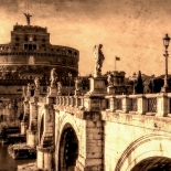 03_Castel & Pont Sant' Angelo, Giselle Valdes, Italy, Gallery East, Valdes, 2012, Gallery East Network