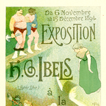 05_les_affiche_illstrees_f91_w, Les Affiches Illustrees, AIF91, Henri Ibels, Ibels, 1896, Imprimerie Chaix, Lithograph, Art Nouveau, Belle Epoque, Ernest Maindron, Eugene Verneau, Gallery East, Gallery East Network