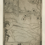 1940c_erotic_clara_tice_6x9.5_dlw, Erotic, Clara Tice, Tice, 1920c, etchings, British Artist, Early 20th Century, Venice, Italy, Gallery East, Brewer, Gallery East Network