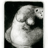 1990b_andjelko lucic 26of100_w, Nude 2, Andjelko Lucic, 1990, etchings, Gallery East, Montreal Artist, Lucic, Gallery East Network