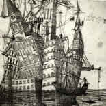mirolevich_sunken_city_001w, Sunken City, Artem Mirolevich, 1999, etchings, Gallery East, New York Russian Artist, Russian Pavillion, Mirolevich, Gallery East Network