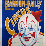 07_Classic Clown, Classic Clown, Ringling Bros, 1935, Lithographs, Gallery East, Ringling, Gallery East Network