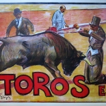 10_llopis_toros_1950_01w, Ruano Llopis, 1950, Lithographs, Gallery East, Llopis, Gallery East Network