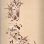 22_programmes_illustrees_clowne_w, 22_programmes_illustrees_clowne_w, Printemps dessin de Jules Cheret, Jules Cheret, 1866, Lithographs, Gallery East, Cheret, Gallery East Network