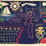 grebner_fj_22of50_1984w, Good Life, Franz Grebner, Grebner, 1984, Color Xerox, Limited Edition, Gallery East, Gallery East Network