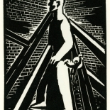 1928_masereel_loeuvre_3x3.75_03_dlw, L'oeuvre PL03, Frans Masereel, 1928, Woodcut, Masereel, Gallery East, Gallery East Network
