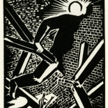 1928_masereel_loeuvre_3x3.75_05_dlw, L'oeuvre PL05, Frans Masereel, 1928, Woodcut, Masereel, Gallery East, Gallery East Network