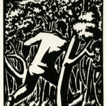 1928_masereel_loeuvre_3x3.75_08_dlw, L'oeuvre PL08, Frans Masereel, 1928, Woodcut, Masereel, Gallery East, Gallery East Network