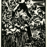 1928_masereel_loeuvre_3x3.75_10_dlw, L'oeuvre PL10, Frans Masereel, 1928, Woodcut, Masereel, Gallery East, Gallery East Network