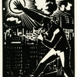 1928_masereel_loeuvre_3x3.75_18_dlw, L'oeuvre PL18, Frans Masereel, 1928, Woodcut, Masereel, Gallery East, Gallery East Network