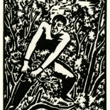 1928_masereel_loeuvre_3x3.75_49_dlw, L'oeuvre PL49, Frans Masereel, 1928, Woodcut, Masereel, Gallery East, Gallery East Network