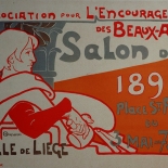 1898_pl108_berchmans_dlw_800w, Maitres de L'Affiche, PL108, Berchmans, 1898, Lithograph, Imprimerie Chaix, Jules Cheret, Art Nouveau, Belle Epoque, Gallery East, Gallery East Network