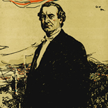 1900_nicholson_bryan_9.25x11.75_dlw, William J Bryan, Sir William Nicholson, SirNicholson, 1900, Lithograph, Gallery East, Gallery East Network