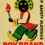1920c_boy_brand_impregnated_1.5x2_dlw, Boy Brand Impregnated, 1920c, Lithograph, Advertising Label, Gallery East, Gallery East Network