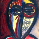 alford_josh.JPG, Josh, Al Ford, 1980, Watercolor, Gallery East, Original Art, Paintings, Ford, Gallery East Network