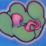 kluin_morph_x_2009_w.JPG, Morph X, Erik Kluin, 2009, Original Art, Pastels, Gallery East, Erotic Art, Boston Artist, Morphs, Kluin, Gallery East Network