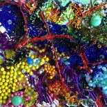 savarino_1989_bejeweled28_11x14w, Bejeweled #28, Paola Savarino, 1989, Mixed media on canvas, Savarino, Gallery East, Gallery East Boston