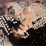 savarino_1989_heart_breakerl_16x20w, Heart Breaker, Paola Savarino, 1989, Mixed media on canvas, Savarino, Gallery East, Gallery East Boston