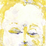 savarino_2005_white_tara_9x12w, 2005, White Tara, Encaustic on canvas, Gallery East, Gallery East Boston, Paola Savarino, Savarino