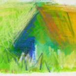 savarino_1992_landscapes_04_6.5x10.5w, Landscape 04, Paola Savarino, 1992, Watercolor and colored pencil, Savarino, Gallery East, Gallery East Boston