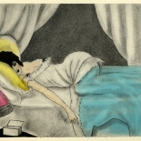 1930_majeska_sappho_052_dlw, Sappho P52, Madame Majeska, Majeska, 1930, Lithograph, Gallery East, Gallery East Network