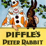 1939_platt_munk_03_peter_rabbit_dlw, Peter Rabbit, Platt & Munk Co, 1939, Lithograph, Label, Objets, Gallery East Network, Gallery East