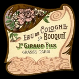 12_LB005_giraud_fils_bouquet_art_nouveau_perfume_w, Objets d'art, Art Nouveau, Perfume Labels, Objets, Gallery East Network