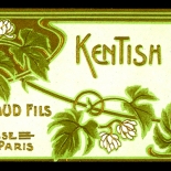 15_LB008_kentish_hops_art_nouveau_perfume_w, Objets d'art, Art Nouveau, Perfume Labels, Objets, Gallery East Network