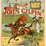 john_gilpin_randolph_caldecott_dlw, John Gilpin, Randolph Caldecott, 1910c, Lithograph, Label, Objets, Gallery East Network, Gallery East