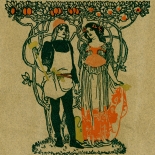 1905_will_bradley_studio_folio_6x6_dlw, Studio Portfolio Cover, Will Bradley, 1905, Lithographs, Gallery East, Matisse, Gallery East Network