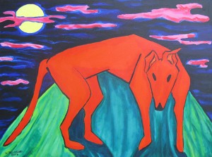 The Night of the Orange Dog, Gallery East, Walter Tomasino